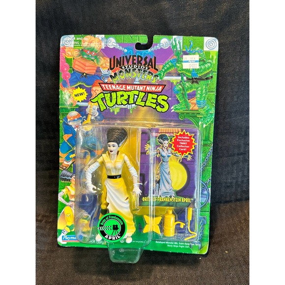 1994 April Bride Of Frankenstein Universal Monsters Vintage TMNT - Picture 3 of 4
